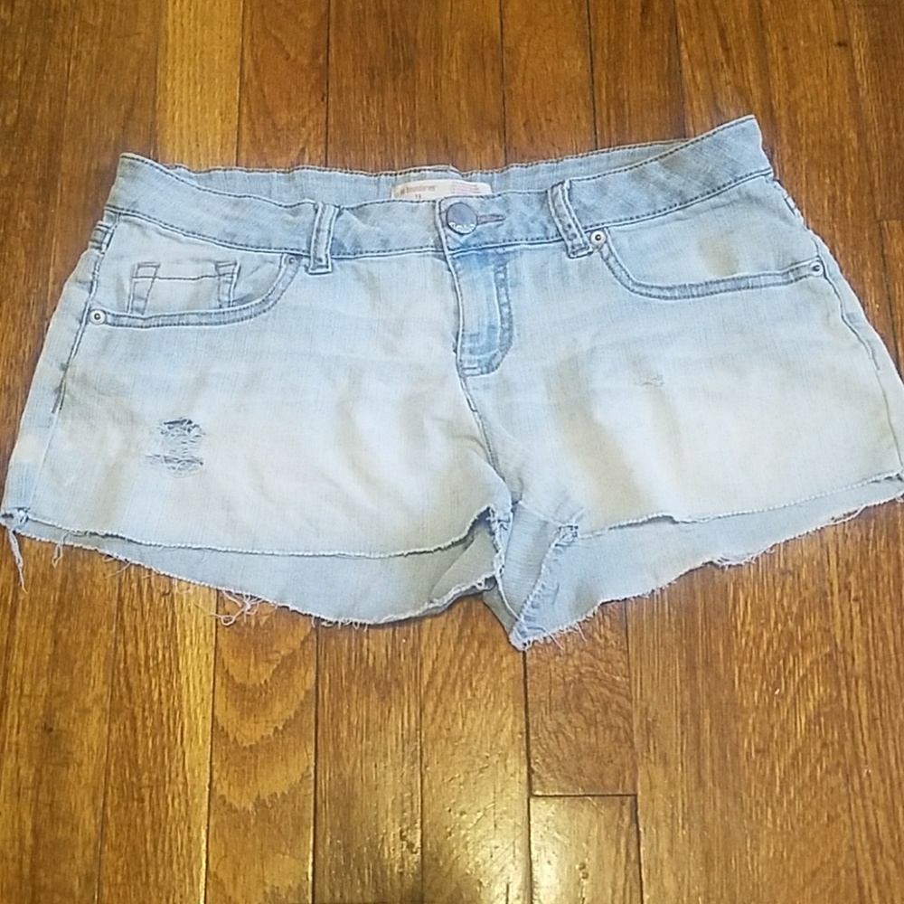 Denim shorts